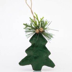 ΔΕΝΤΡΑΚΙ ΒΕΛΟΥΔΙΝΟ, ΠΡΑΣΙΝΟ, 9,5x14x3cm - Image 1