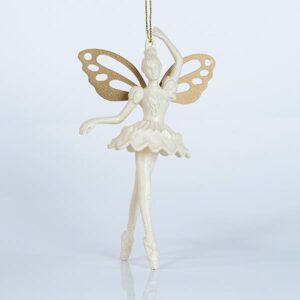 ΝΕΡΑΙΔΑ ΑΚΡΥΛΙΚΗ, ΜΕ ΜΠΕΖ ΦΤΕΡΑ, ΜΕ GLITTER, 9,7x15,7cm - Image 1