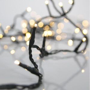 ΣΕΙΡΑ, 100 LED 3mm, 31V ΜΕΤΑΣΧΗΜΑΤΙΣΤΗ, 8 ΠΡΟΓΡΑΜΜΑΤΑ & ΜΝΗΜΗ, ΤΗΛΕΧΕΙΡΙΣΤΗΡΙΟ, TIMER & DIMMER, 4 ΕΠΕΚΤΑΣΕΙΣ ΕΩΣ 3 ΣΕΤ, ΠΡΑΣΙΝΟ PVC ΚΑΛΩΔΙΟ, ΛΕΥΚΟ & ΘΕΡΜΟ ΛΕΥΚΟ LED (ΕΝΑΛΛΑΞ) ΑΝΑ 5cm, ΠΡΟΕΚΤΑΣΗ ΠΑΡΟΧΗΣ 3m, ΙΡ44 - Image 1