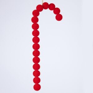 ΜΠΑΣΤΟΥΝΑΚΙ ΒΕΛΟΥΔΙΝΟ, ΚΟΚΚΙΝΟ, 33cm - Image 1