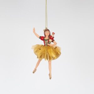 ΜΠΑΛΑΡΙΝΑ ΜΕ ΚΑΡΥΟΘΡΑΥΣΤΗ ΚΑΙ ΧΡΥΣΗ ΦΟΥΣΤΑ, 13cm - Image 1