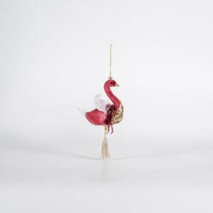 ΒΕΛΟΥΔΙΝΟΣ ΚΡΕΜΑΣΤΟΣ ΚΥΚΝΟΣ, ΜΠΟΡΝΤΩ, 12x10x6cm - Image 1