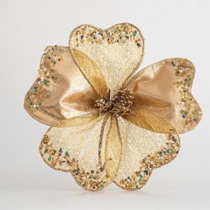 ΛΟΥΛΟΥΔΙ ΙΒΙΣΚΟΣ ΣΑΜΠΑΝΙ, ΟΡΓΑΝΤΖΑ, 30cm - Image 1