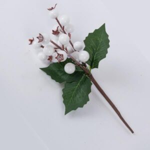 ΠΙΚΑΚΙ ΜΕ ΛΕΥΚΑ BERRIES, 21cm - Image 1