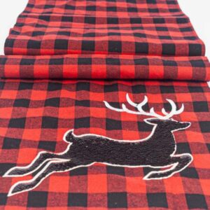 ΡΑΝΝΕΡ ΚΟΚΚΙΝΟ ΚΑΡΟ, ΜΕ ΤΑΡΑΝΔΟ, 183cm - Image 1