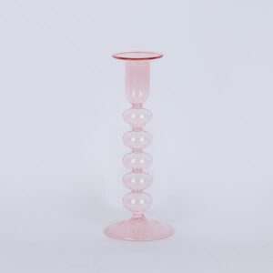 ΓΥΑΛΙΝΟ ΚΗΡΟΠΗΓΙΟ, ΦΟΥΣΚΑ, ΡΟΖ, 8x25.5cm - Image 1