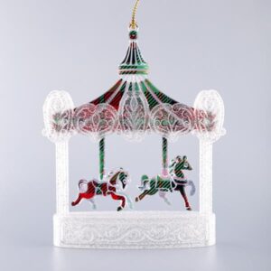 ΚΑΡΟΥΖΕΛ ΑΚΡΥΛΙΚΟ, ΜΕ GLITTER, 12,4x15cm - Image 1