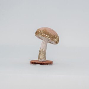 ΒΕΛΟΥΔΙΝΟ ΜΑΝΙΤΑΡΙ, ΣΟΜΟΝ, ΜΕ ΧΡΥΣΟ ΓΚΛΙΤΕΡ, 7x13cm - Image 1