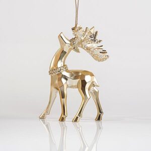 ΤΑΡΑΝΔΟΣ ΑΚΡΥΛΙΚΟΣ, ΜΑΤ ΧΡΥΣΟ, ΜΕ GLITTER, 7x11,6cm - Image 1