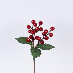 ΠΙΚΑΚΙ ΜΕ ΚΟΚΚΙΝΑ BERRIES, 20cm - Image 1