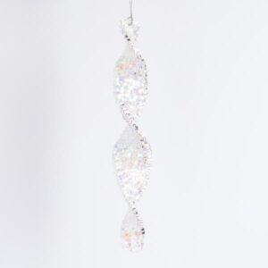 ΣΤΑΛΑΚΤΙΤΗΣ ΑΚΡΥΛΙΚΟΣ, ΣΠΙΡΑΛ, ΙΡΙΔΙΖΩΝ, 19cm - Image 1