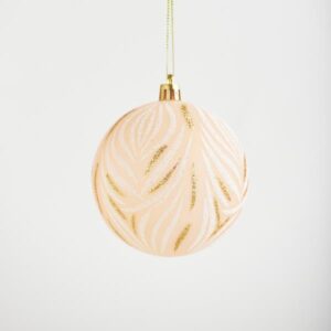 ΜΠΑΛΑ ΠΛΑΣΤΙΚΗ, ΡΟΖ ΜΑΤ ΜΕ ΣΧΕΔΙΟ, ΣΕΤ 6 ΤΜΧ , 8 cm - Image 1