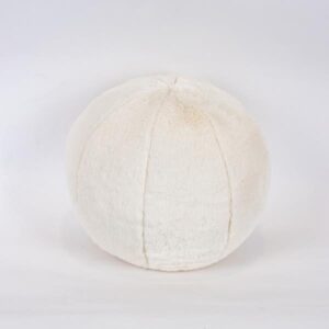 ΜΑΞΙΛΑΡΙ ΣΤΡΟΓΓΥΛΟ, ΜΠΕΖ ΓΟΥΝΙΝΟ, 25cm - Image 1