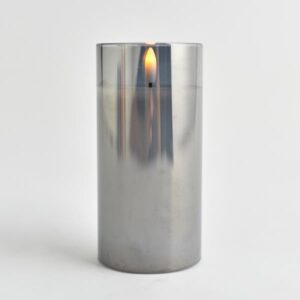 ΚΕΡΙ ΜΠΑΤΑΡΙΑΣ ΜΕ ΚΙΝΗΣΗ ΣΤΗ ΦΛΟΓΑ, ΜΕ ΓΥΑΛΙ, ΑΝΘΡΑΚΙ, ΜΕ ΧΡΟΝΟΔΙΑΚΟΠΤΗ, 7,5x15cm - Image 1