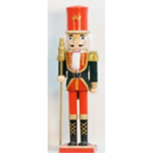 ΚΑΡΥΟΘΡΑΥΣΤΗΣ, ΠΛΑΣΤΙΚΟΣ, ΚΟΚΚΙΝΟ ΜΕ ΠΡΑΣΙΝΟ, 55cm - Image 1