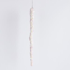 ΣΤΑΛΑΚΤΙΤΗΣ ΑΚΡΥΛΙΚΟΣ, ΛΕΥΚΟΣ ΠΕΡΛΕ, 23cm - Image 1