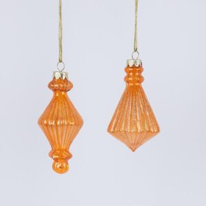 ΣΤΟΛΙΔΙ ΓΥΑΛΙΝΟ, ΠΟΡΤΟΚΑΛΙ, 2 ΣΧΗΜΑΤΑ, ΣΕΤ 4ΤΜΧ, 12cm - Image 1