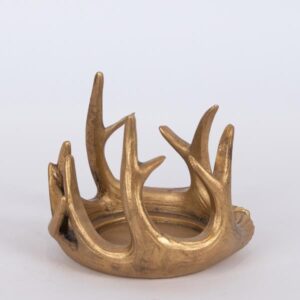 ΔΙΑΚΟΣΜΗΤΙΚΟ ΚΗΡΟΠΗΓΙΟ ΜΕ ΧΡΥΣΑ ΚΕΡΑΤΑ, 9.5x12cm - Image 1