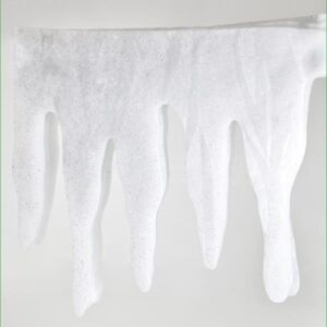 ΣΤΑΛΑΚΤΙΤΕΣ ΜΕ ΑΣΗΜΕΝΙΑ GLITTER, 200cm - Image 1