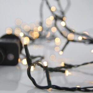 ΣΕΙΡΑ PRO, 400 LED 3mm, 31V & 6W ΜΕΤΑΣΧΗΜΑΤΙΣΤΗ, 8 ΠΡΟΓΡΑΜΜΑΤΑ & ΜΝΗΜΗ, ΠΡΑΣΙΝΟ PVC ΚΑΛΩΔΙΟ, ΘΕΡΜΟ ΛΕΥΚΟ LED ANA 5cm, ΠΡΟΕΚΤΑΣΗ ΠΑΡΟΧΗΣ 3m, IP44 - Image 1