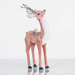 ΒΕΛΟΥΔΙΝΟ ΕΛΑΦΙ, ΡΟΖ, 13x29cm - Image 1