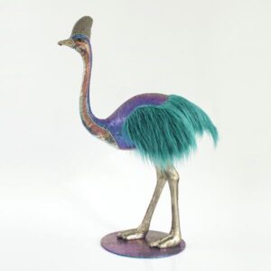 ΣΤΡΟΥΘΟΚΑΜΗΛΟΣ, ΜΠΛΕ, ΜΕ ΓΑΛΑΖΙΑ ΠΟΥΠΟΥΛΑ, 60x29x92cm - Image 1