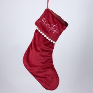 ΚΑΛΤΣΑ, ΚΟΚΚΙΝΟ ΒΕΛΟΥΔΟ, 25x45cm - Image 1