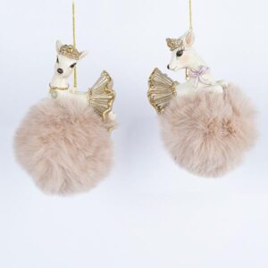 ΣΤΟΛΙΔΙ ΠΟΛΥΡΕΖΙΝ, ΕΛΑΦΑΚΙ ΣΕ ΣΑΜΠΑΝΙ ΠΟΝ-ΠΟΝ, 2 ΣΧΕΔΙΑ, 6x11cm - Image 1