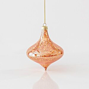 ΓΥΑΛΙΝΟ ΣΤΟΛΙΔΙ, ΚΡΕΜΜΥΔΙ, ΚΕΧΡΙΜΠΑΡΙ, ΜΕ ΠΟΥΛΙΕΣ ΣΤΟ ΕΣΩΤΕΡΙΚΟ ΤΟΥ, ΣΕΤ 4ΤΜΧ, 10x11,5cm - Image 1