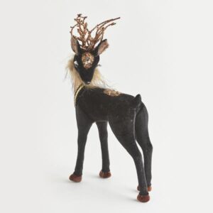 ΒΕΛΟΥΔΙΝΟΣ ΤΑΡΑΝΔΟΣ, ΜΑΥΡΟΣ, 19x8x39cm - Image 1