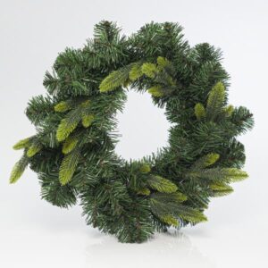 ΣΤΕΦΑΝΙ ΜΕ P.E. 50cm, 104 TIPS (ΠΑΧΟΣ ΤΩΝ TIPS 8cm), ΠΡΑΣΙΝΟ ΧΡΩΜΑ - Image 1