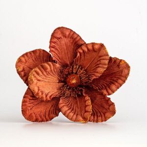 ΜΑΝΟΛΙΑ, ΥΦΑΣΜΑΤΙΝΗ, ΧΑΛΚΙΝΗ, ΜΕ GLITTER, 19x20cm - Image 1