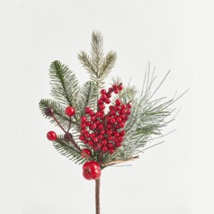 ΚΛΑΔΙ, ΜΕ ΦΥΛΛΑ ΚΑΙ ΒΑΤΟΜΟΥΡΑ, 39cm - Image 1