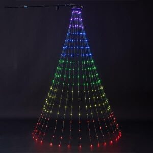 ΧΤΑΠΟΔΙ, 342 SMART MINI LED, ΜΕΤΑΣΧΗΜΑΤΙΣΤΗΣ, ΕΛΕΓΧΟΣ ΜΕΣΩ ΕΦΑΡΜΟΓΗΣ, ΠΡΑΣΙΝΟ ΠΛΑΚΕ ΧΑΛΚΙΝΟ ΚΑΛΩΔΙΟ, RGBW LED ΑΝΑ 10cm (18 ΣΕΙΡΕΣ x 19 LED), ΠΡΟΕΚΤΑΣΗ ΠΑΡΟΧΗΣ 5m, IP44 - Image 1