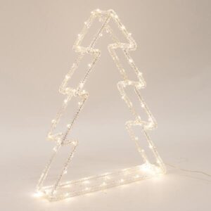 ΑΚΡΥΛΙΚΟ ΔΕΝΤΡΟ, 3,5V ΜΕΤΑΣΧΗΜΑΤΙΣΤΗ, 70 ΘΕΡΜΑ ΛΕΥΚΑ MINI LED, ΠΡΟΕΚΤΑΣΗ ΠΑΡΟΧΗΣ 5m, 21x6,5x31cm, IP44 - Image 1