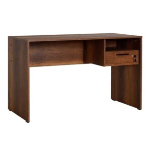 ΓΡΑΦΕΙΟ ΜΕ ENA ΣΥΡΤΑΡΙ ΜΕ ΚΛΕΙΔΑΡΙΑ & ΕΝΑ ΡΑΦΙ 120x60x75 εκ OSLO WALNUT - Image 1