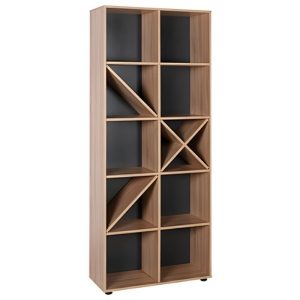 ΡΑΦΙΕΡΑ ΔΕΚΑ ΘΕΣΕΩΝ  75x30x188 εκ SONOMA - Image 1