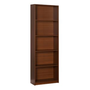 ΡΑΦΙΕΡΑ ΜΕ ΠΕΝΤΕ ΡΑΦΙΑ 58x23x170 εκ  SPANISH WALNUT - Image 1