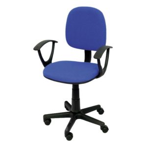 VELCO Pro Systems ΚΑΡΕΚΛΑ ΓΡΑΦΕΙΟΥ ΠΑΙΔΙΚΗ ΜΠΛΕ ΜΕ ΜΠΡΑΤΣΑ -ΔΙΑΣΤΑΣΕΙΣ: 57x47x81/92cm - Image 1