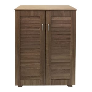 VELCO Pro Systems ΠΑΠΟΥΤΣΟΘΗΚΗ  ΜΕ ΔΙΠΛΗ ΠΟΡΤΑ- 5 ΡΑΦΙΑ ΑΠΟΘΗΚΕΥΣΗΣ-ΑΕΡΙΖΟΜΕΝΗ ΠΛΑΤΗ  68x32x84,5 εκ ΣΦΕΝΔΑΜΟΣ - Image 1