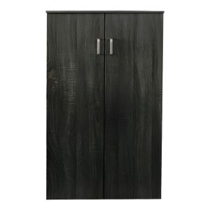 VELCO Pro Systems ΠΑΠΟΥΤΣΟΘΗΚΗ  ΜΕ ΔΥΟ ΠΟΡΤΕΣ - 6  ΡΑΦΙΑ ΑΠΟΘΗΚΕΥΣΗΣ - ΑΕΡΙΖΟΜΕΝΗ ΠΛΑΤΗ 60x32x122 εκ  ΓΚΡΙ ΟΞΙΑ - Image 2