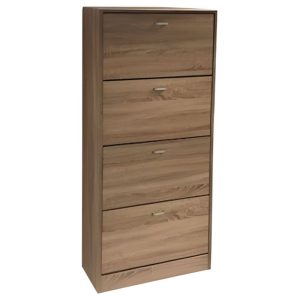 VELCO Pro Systems ΠΑΠΟΥΤΣΟΘΗΚΗ  ΜΕ ΤΕΣΣΕΡΙΣ ΠΟΡΤΕΣ-ΑΕΡΙΖΟΜΕΝΗ ΠΛΑΤΗ 63x24x150cm ΣΦΕΝΔΑΜΟΣ - Image 1