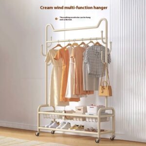 ΚΑΛΟΓΕΡΟΣ -  ΚΡΕΜΑΣΤΡΑ ΡΟΥΧΩΝ ΕΠΙΔΑΠΕΔΙΑ ΜΕΤΑΛΛΙΚΗ ΜΕ ΡΑΦΙΑ ΚΑΙ ΡΟΔΕΣ VC2817 100x40x170cm VIOSARP - Image 5