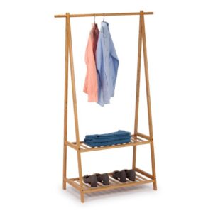 ΚΑΛΟΓΕΡΟΣ -  ΚΡΕΜΑΣΤΡΑ ΡΟΥΧΩΝ ΕΠΙΔΑΠΕΔΙΑ ΜΠΑΜΠΟΥ ΜΕ 2 ΡΑΦΙΑ WR4258 90x43x152cm VIOSARP - Image 4