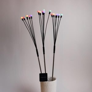 ΣΕΙΡΑ, 3 ΣΕΤ ΛΕΥΚΕΣ ΜΠΑΛΙΤΣΕΣ 75cm, Φ1.7cm, 6 ΚΛΑΔΙΑ ΑΝΑ ΣΕΤ, ΗΛΙΑΚΟ ΣΥΛΛΕΚΤΗ ΜΕ ΑΙΣΘΗΤΗΡΑ ΦΩΤΟΣ, 18 ΧΡΩΜΑΤΙΣΤΑ LED, ΠΡΟΕΚΤΑΣΗ ΠΑΡΟΧΗΣ 1m, IP44 - Image 1