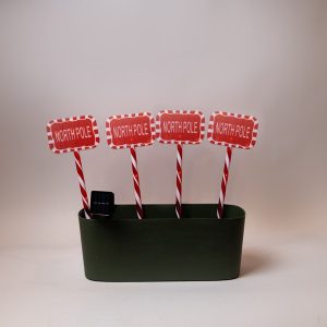 ΣΕΙΡΑ, 36 MINI LED, 4 ΧΡIΣΤΟΥΓ. ΠIΝAΚIΔΕΣ 12cm ΜΕ ΡAΒΔΙ ΓIA ΤO EΔAΦΟΣ 37cm, ΗΛIAΚΟ ΣΥΛΛEΚΤΗ ΜE AIΣΘΗΤΗΡA, 8 M/F, ΔIAΦAΝΟ ΠΛAΚE ΧAΛΚIΝΟ ΚAΛΩΔIO, ΘEΡΜΟ ΛEΥΚΟ LED ANA 1m, ΠΡΟEΚΤAΣΗ ΠAΡΟΧΗΣ 1m, IP44 - Image 1