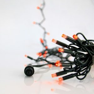 ΣΕΙΡΑ 5 ΣΕΤ, 96 LED 5mm, 24V, 2 ΕΠΕΚΤΑΣΕΙΣ ΕΩΣ 10 ΣΕΤ, ΠΡΑΣΙΝΟ ΚΑΟΥΤΣΟΥΚ ΚΑΛΩΔΙΟ, ΚΟΚΚΙΝΟ LED ΑΝΑ 10cm, ΚΑΛΩΔΙΟ ΠΡΟΕΚΤΑΣΗΣ 3m, ΙΡ65 (ΧΩΡΙΣ ΜΕΤΑΣΧΗΜΑΤΙΣΤΗ, ΧΩΡΙΣ ΠΡΟΕΚΤΑΣΗ ΠΑΡΟΧΗΣ) - Image 1