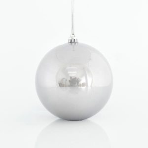 ΠΛΑΣΤΙΚΗ ΜΠΑΛΑ, ΓΚΡΙ, ΠΕΡΛΑ, ΣΕΤ 6ΤΜΧ, 10cm - Image 1