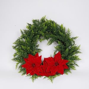 ΣΤΕΦΑΝΙ, ΜΕ ΤΡΙΑ ΑΛΕΞΑΝΔΡΙΝΑ, 60cm - Image 1