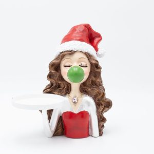 ΚΟΡΙΤΣΙ ΠΟΛΥΡΕΖΙΝ, ΜΕ ΤΣΙΧΛΟΦΟΥΣΚΑ ΚΑΙ ΔΙΣΚΟ, 21x17x23cm - Image 1